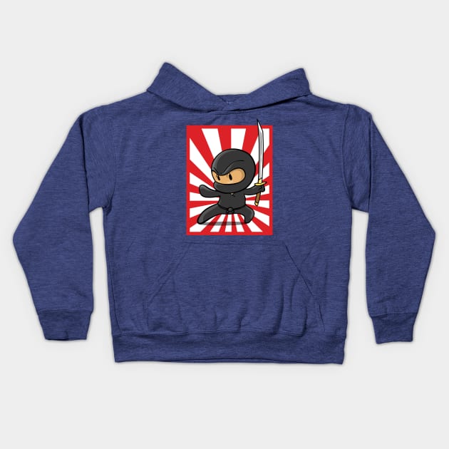 Little Ninja (anime style) Kids Hoodie by Artpunk101